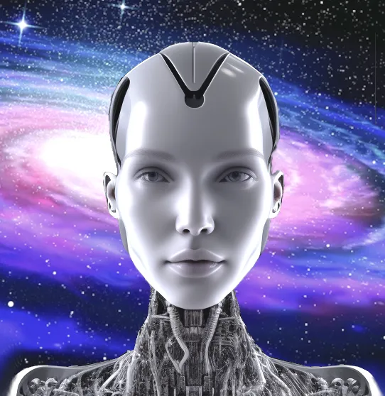 Possibile future human AI hybrid.